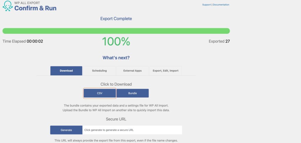 WP ALL Exprot 04-匯出csv